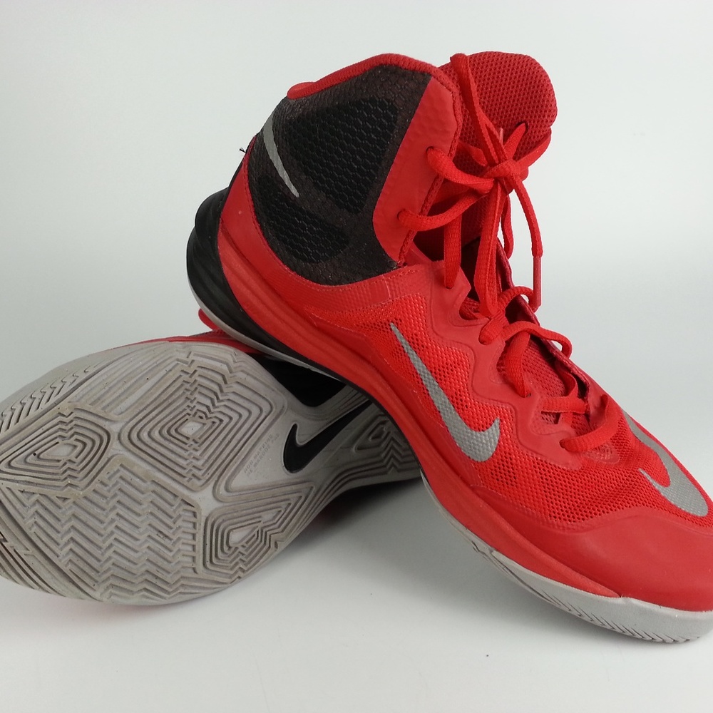 Nike Prime Hype DF II GS Basketball Shoes 7Y Red